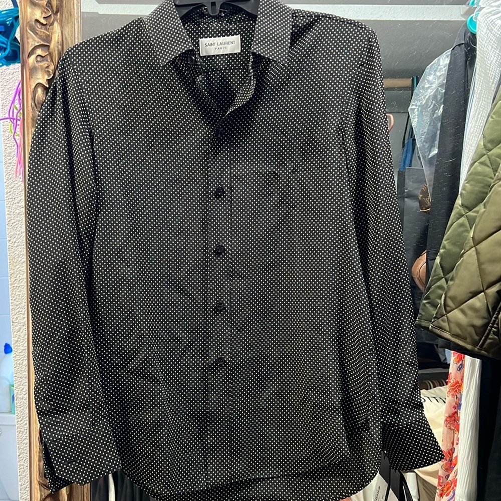 Saint Laurent Classic Shirt PolkaDot size 36